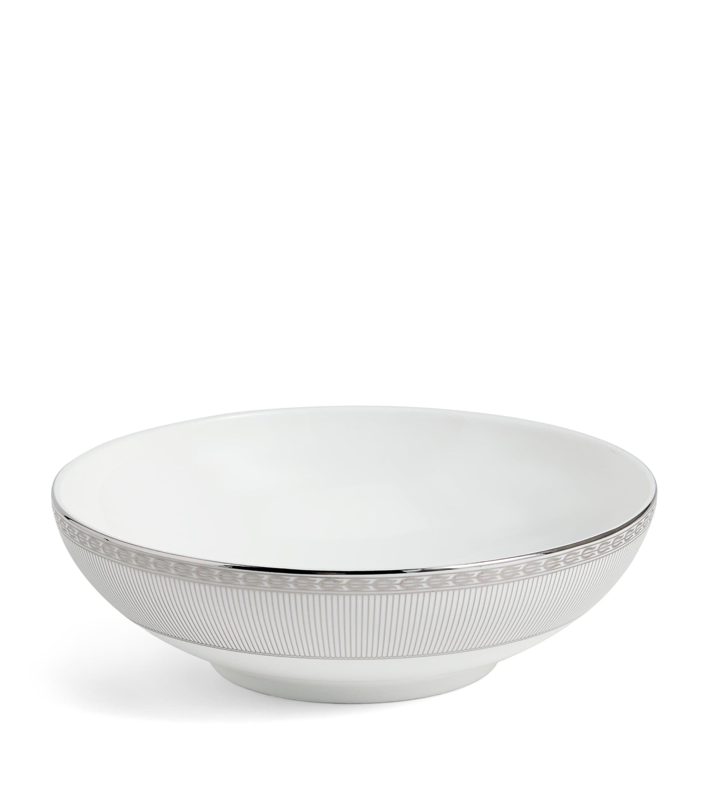 Wedgwood Silver Tonquin cereal bowl 18cm (British brand)