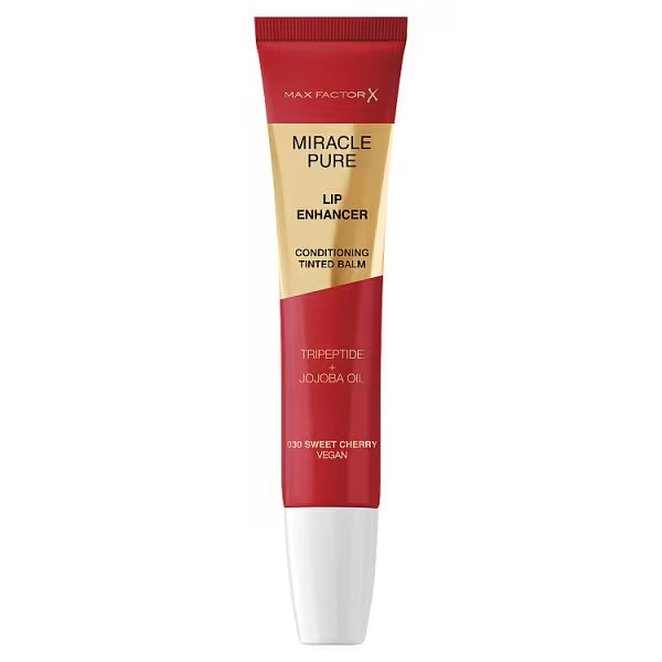 Max Factor Miracle Pure Lip Enhancer Gloss Sweet Cherry 12ml, imported from the UK