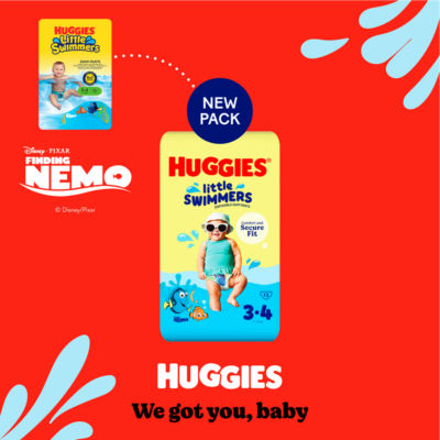 Huggies Little Swimmers swim nappies 3-4 7-15kg 12 pack, UK version
