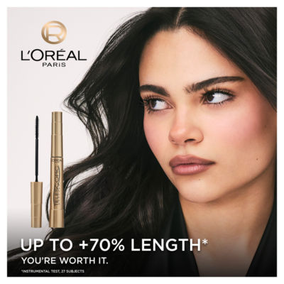 L'Oreal Paris Telescopic Black Mascara 8ml, UK version