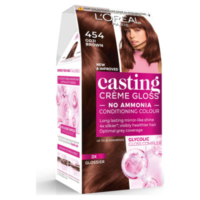 L'Oreal Casting Crème Gloss Goji Brown semi-permanent hair colour, UK version