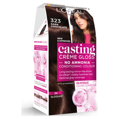 L'Oréal Paris Casting Crème Gloss 323 Dark Chocolate, UK version