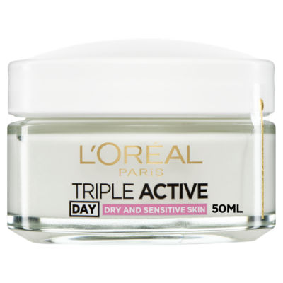 L'Oreal Paris Triple Active Day Moisturiser 50ml, UK version