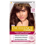 L'Oreal Excellence Crème permanent hair dye 5.15 Natural Ice Brown, UK version