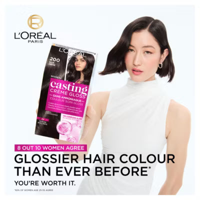 L'Oreal semi-permanent hair colour Black Liquorice, UK version