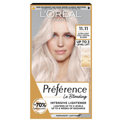 L'Oreal hair toner ultra-light cool crystal blonde, UK version