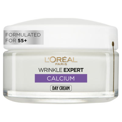 L'Oréal Paris anti-wrinkle day cream 55+ with calcium 50ml, UK version