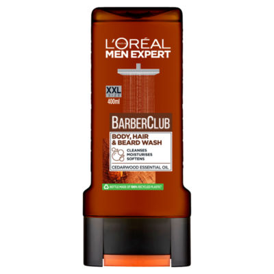 L'Oréal Men Expert Barber Club 3-in-1 shower gel 400ml, UK version