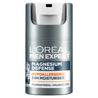 L'Oreal Men Expert Magnesium Defence Hypoallergenic 24H Moisturiser 50ml, UK version