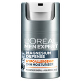 L'Oreal Men Expert Magnesium Defence Hypoallergenic 24H Moisturiser 50ml, UK version