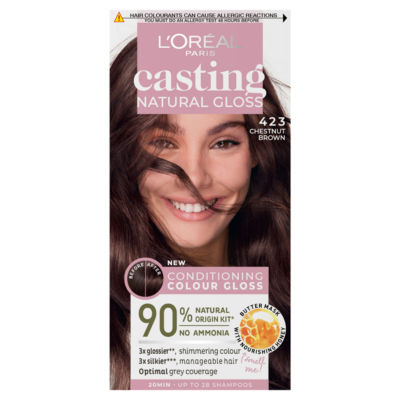 L'Oreal hair dye kit Brown Noisette, UK version