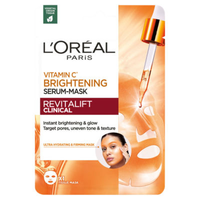 L'Oréal Paris Vitamin C Serum sheet mask 26g, UK version