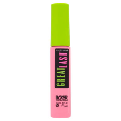 Maybelline Great Lash Lengthening and Thickening Mascara Blackest Black