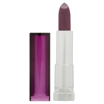 Maybelline purple plum lipstick shade Midnight Plum, imported from the UK