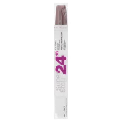 Maybelline dual-ended lipstick Absolute Plum, imported from the UK