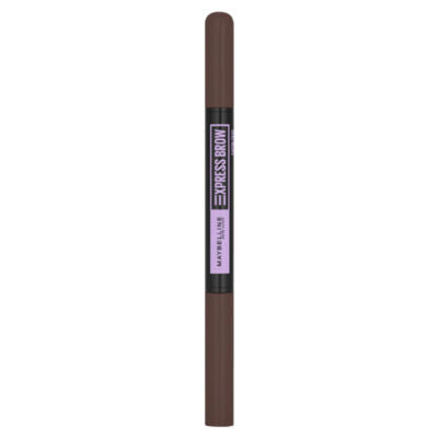 Maybelline Express Brow Duo dark brown eyebrow pencil and powder, imported from the UK