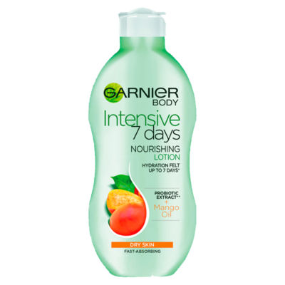 Garnier mango oil and probiotic extract body lotion 400ml, UK version