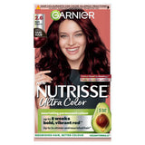 Garnier hair dye Dark Cherry Red, UK version
