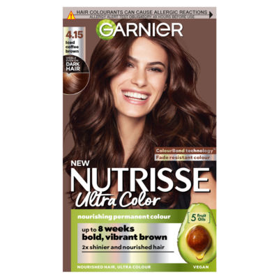 Garnier Nutrisse Iced Coffee Brown hair dye, UK version