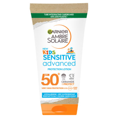 Garnier Ambre Solaire kids sun lotion SPF 50+ 50ml - British product