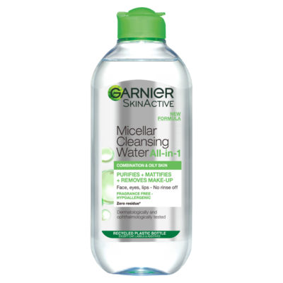 Garnier micellar water for combination skin 400ml, UK version