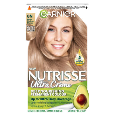 Garnier Nutrisse hair dye 8N Nude Medium Blonde, UK version