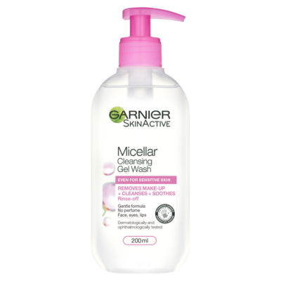 Garnier Micellar Gel Cleanser Sensitive Skin 200ml, UK version