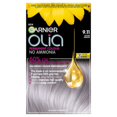Garnier hair dye Silver Smoke, UK version