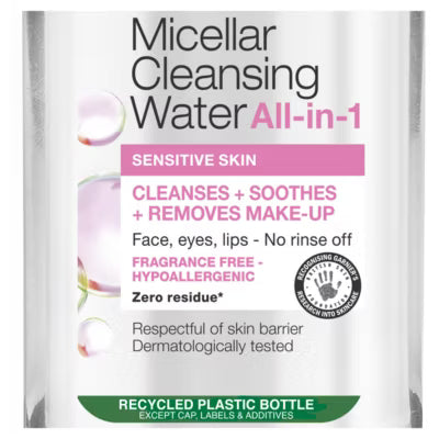 Garnier micellar water for sensitive skin 200ml, UK version