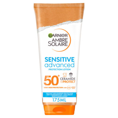 Garnier Sensitive Sun Cream SPF 50+ 175ml - British product