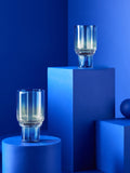 MADE.COM Blue & Green Juno Wine Glasses