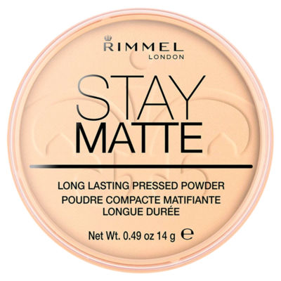 Rimmel London Stay Matte Pressed Powder 001 Transparent 14g (British brand)
