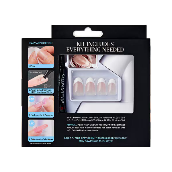 Kiss Soft Gel Nail Kit 30 Nails - British product