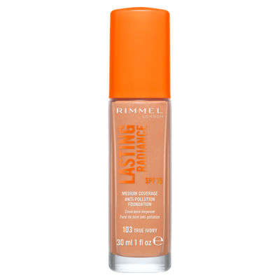Rimmel London Radiance Foundation 103 True Ivory 30ml, imported from the UK