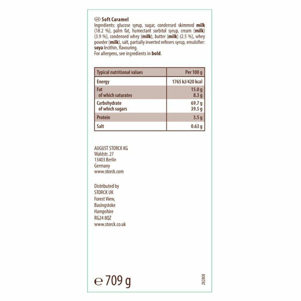 Werther's Original Soft Caramels 709g (British brand)
