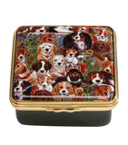 Halcyon Days Message Pawprints trinket box, UK version