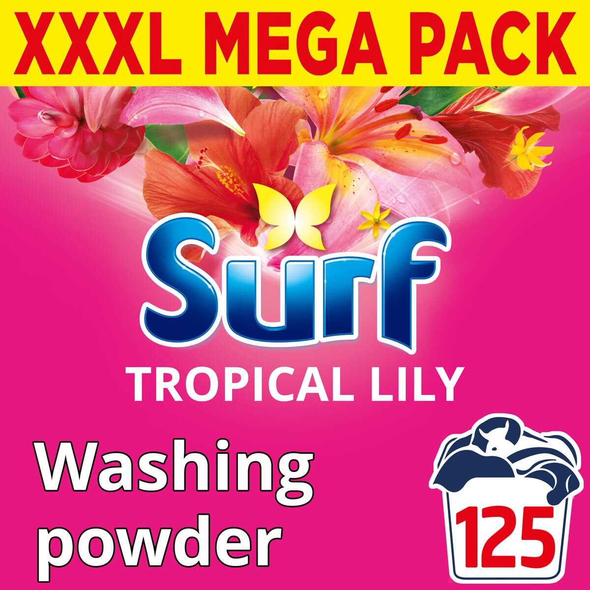 Surf tropical lily laundry powder 125 wash (British brand)