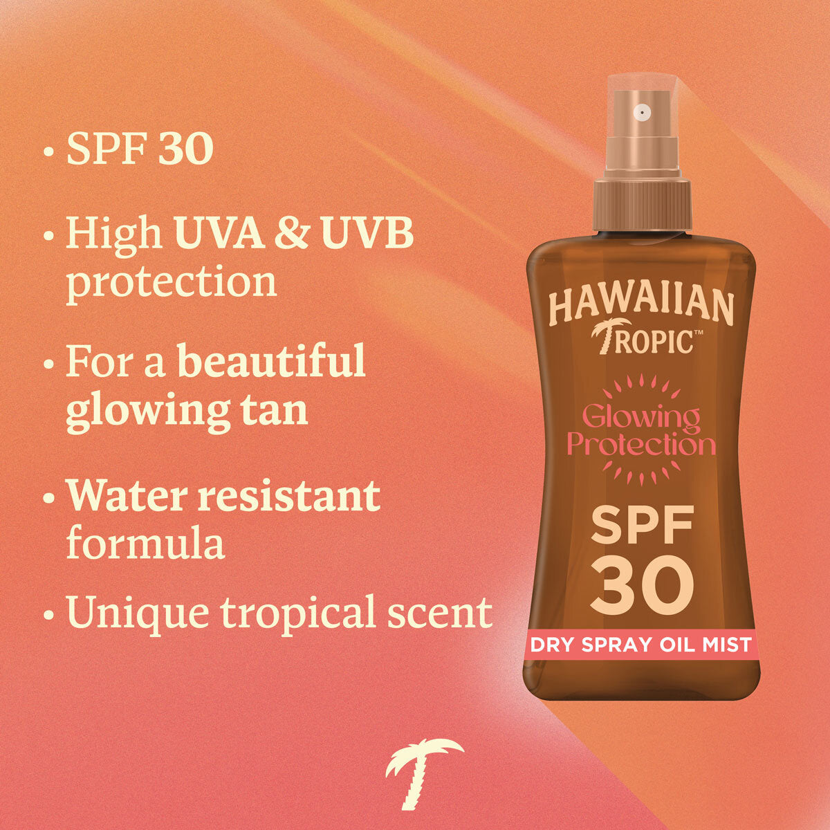 Hawaiian Tropic sun protection set with SPF oils and after sun, UK version