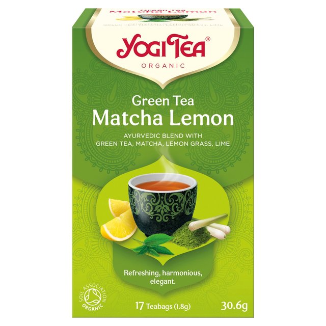 Yogi Tea Organic Matcha Lemon   17 per pack GOODS M&S   