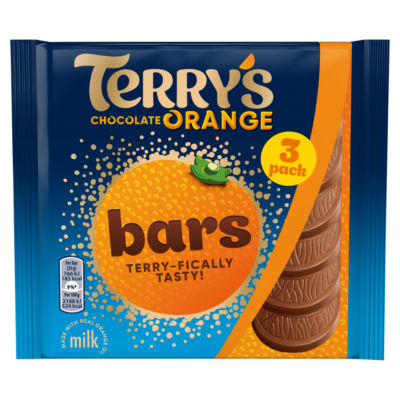 Terry's chocolate orange bars 3 x 35g (105g) (British brand)