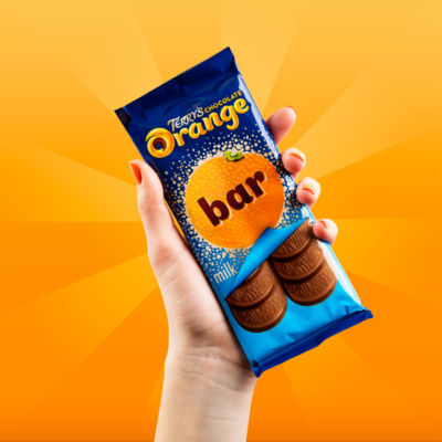 Terry's Chocolate orange milk chocolate bar 90g (British brand)