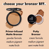 e.l.f. Primer-Infused Matte Bronzer Catching Rays - British product