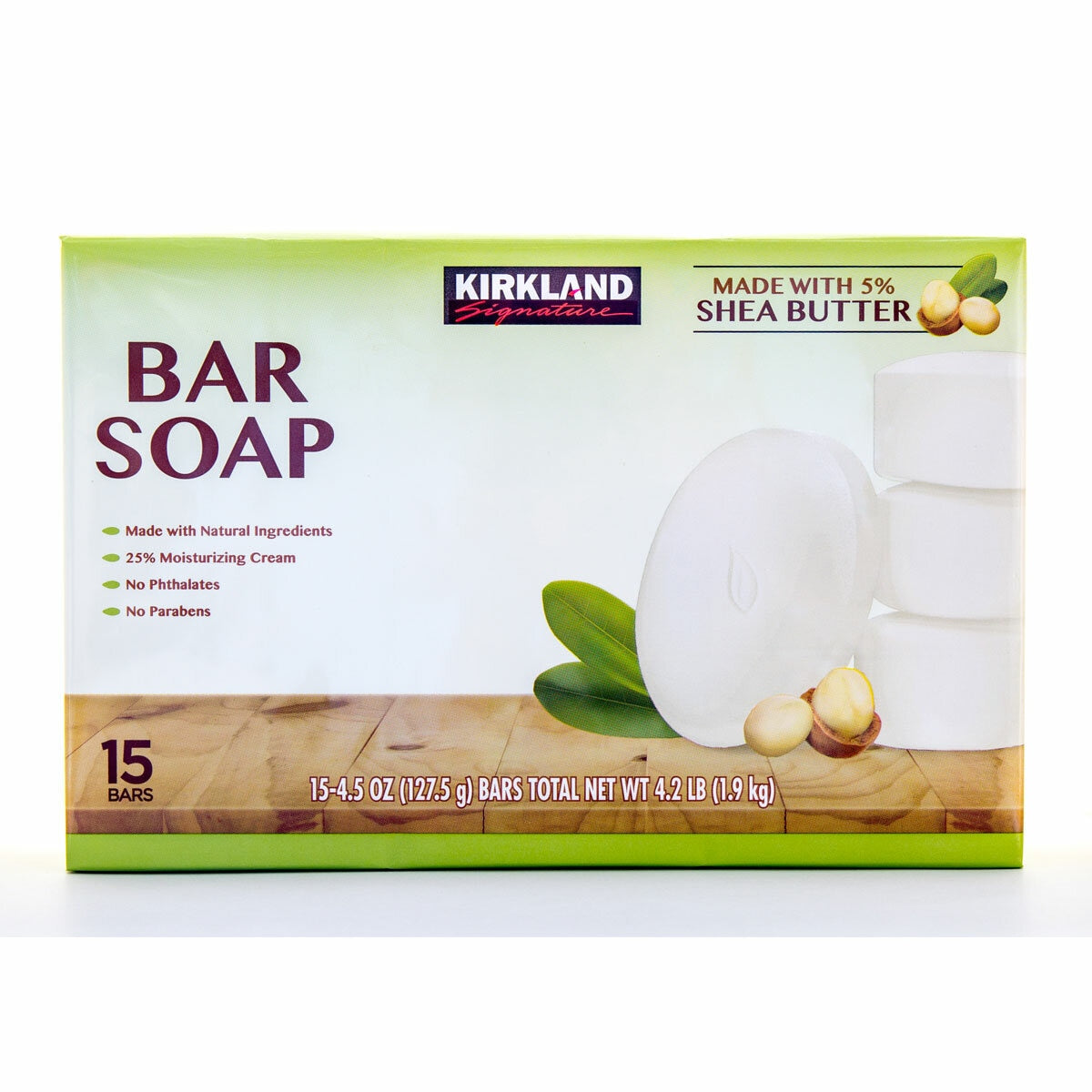 Kirkland Signature bar soap 15 x 127g, UK version