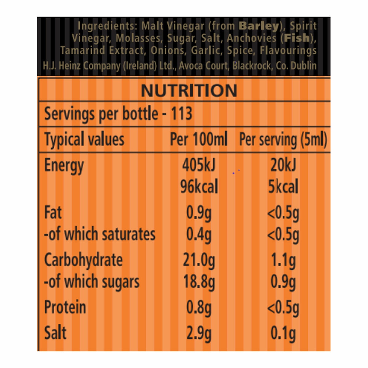 Lea & Perrins Worcestershire Sauce, 2 x 568ml
