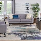 Nourison Celestial Ivory Blue Area Rug - British product