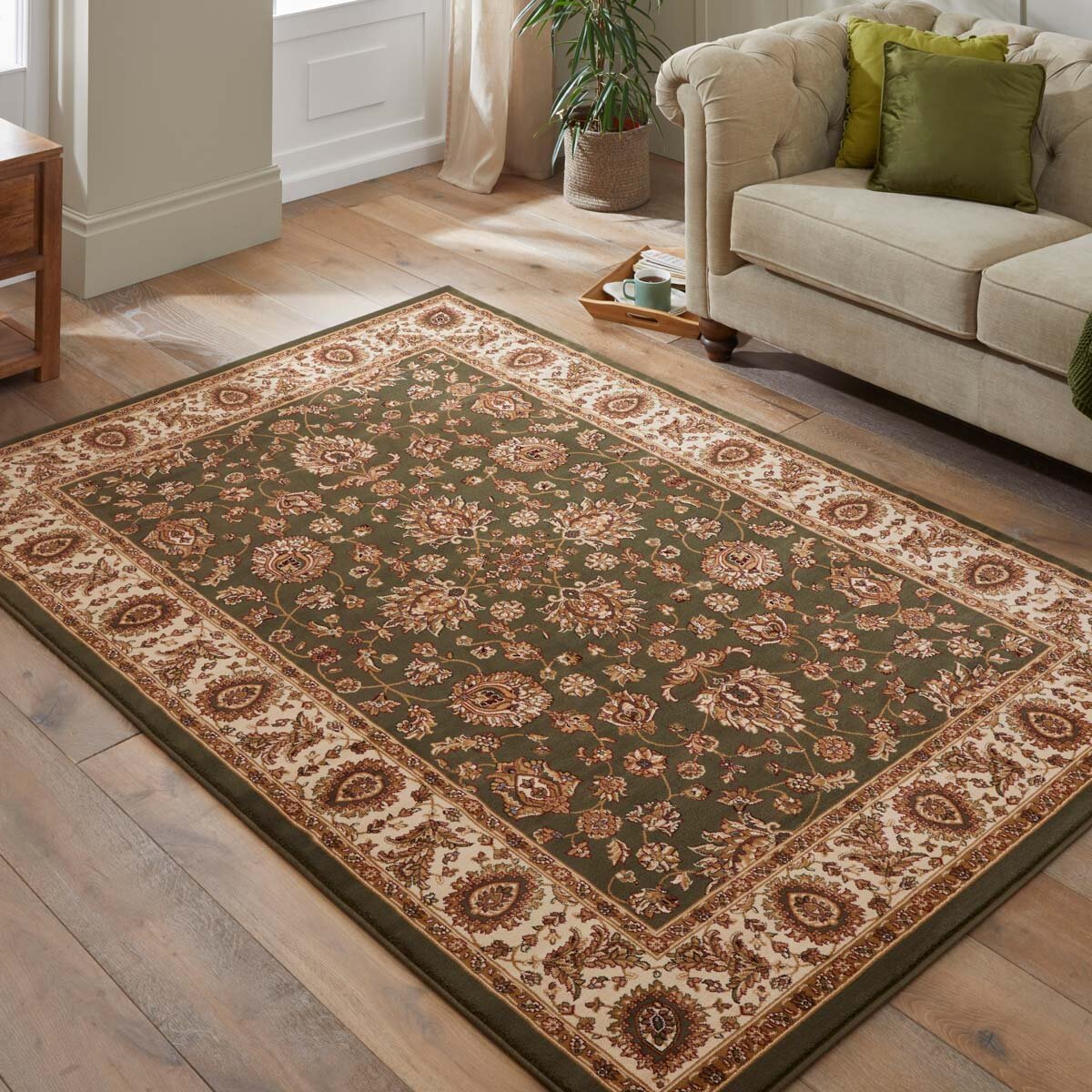 Concept Looms Grand Heritage Green Persian Design Rug - British product