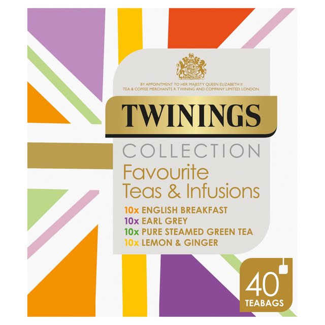 Twinings Favourite & Infusions Tea Bags Selection Gift Pack   40 per pack GOODS M&S   