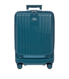 Hardwearing Recycled Polycarbonate Spinner Suitcase in Marine Hue