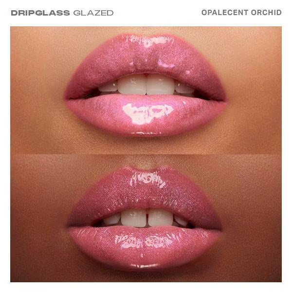 Morphe Dripglass Glazed Lip Gloss Opalescent Orchid, imported from the UK