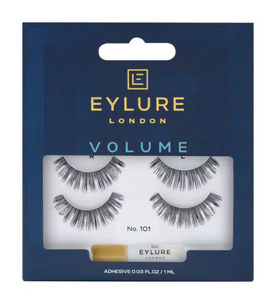 Eylure Volume 101 Twin Pack False Eyelashes With Glue